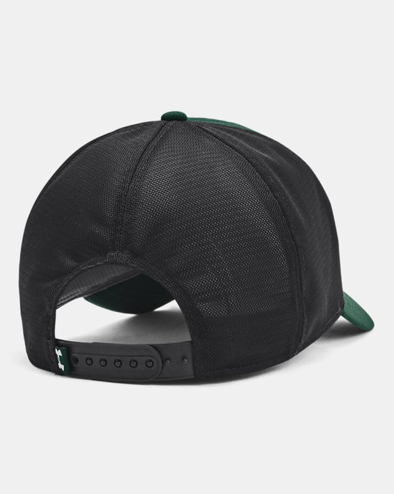 Men's UA Iso-Chill Armourvent™ Trucker Hat, Green, pdpMainDesktop image number 1